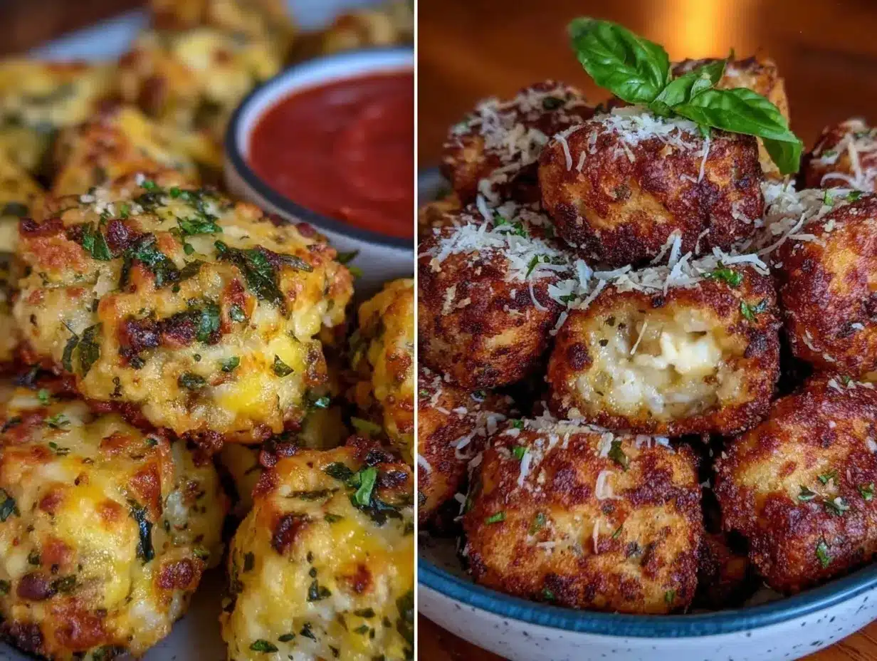 Air Fryer Chicken Parmesan Bites preparation steps