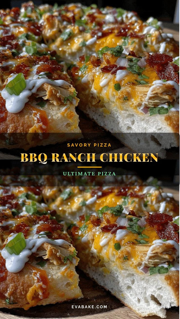 BBQ Ranch Chicken Pizza recipe