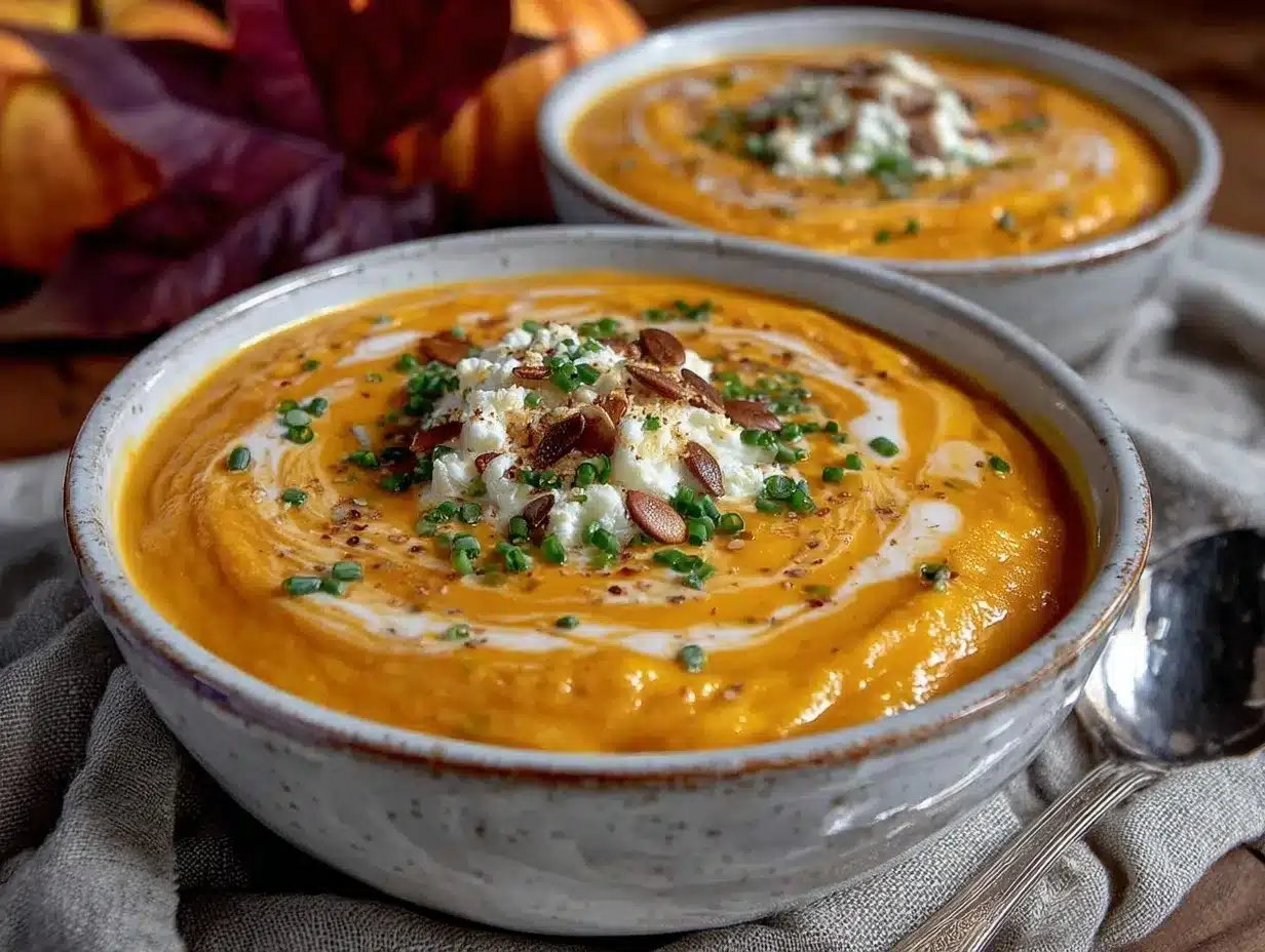 butternut squash and apple bisque preparation steps