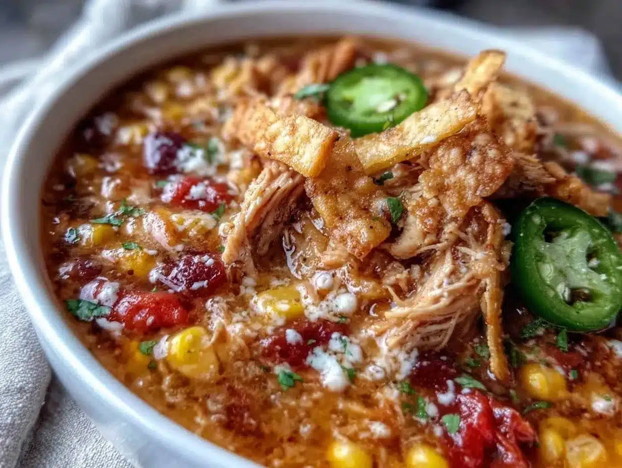 chicken enchilada soup preparation steps