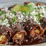 chicken mole enchiladas - featured image
