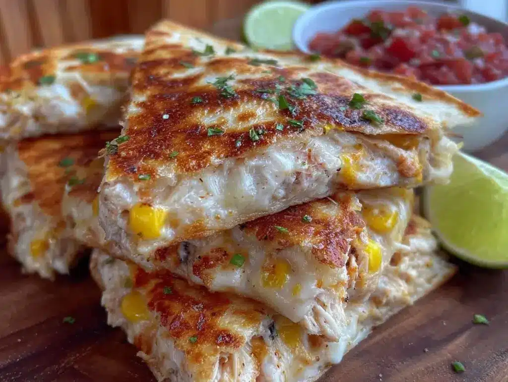 Cilantro Lime Chicken Quesadillas - featured image