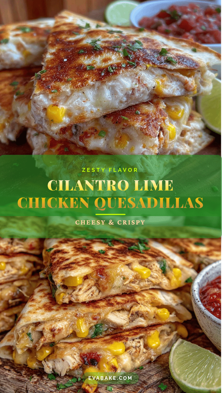 Cilantro Lime Chicken Quesadillas recipe