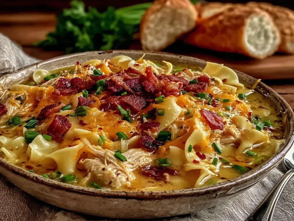 crack chicken noodle soup - featured image