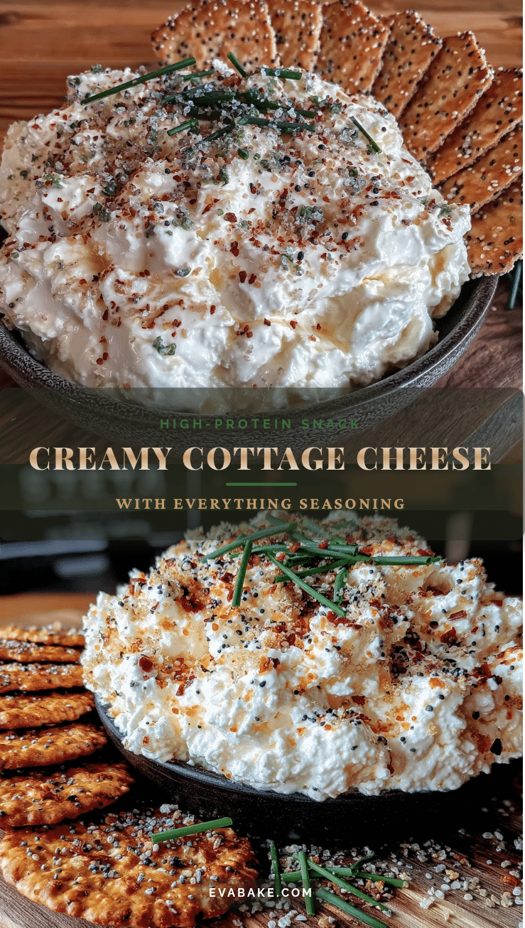 creamy cottage cheese everything bagel recipe