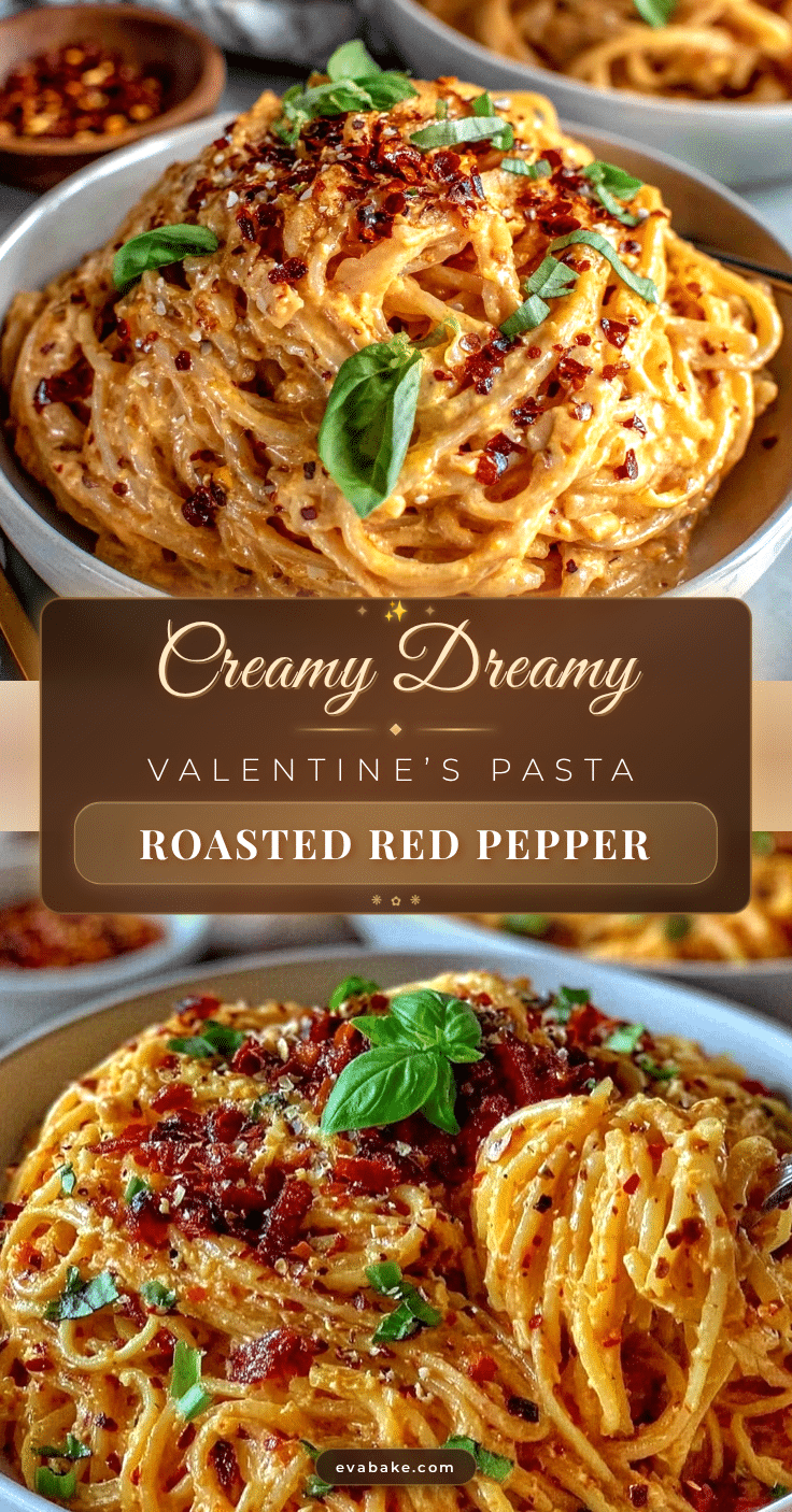 creamy roasted red pepper pasta recipe
