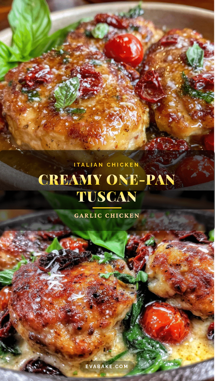 Creamy Tuscan Garlic Chicken recipe