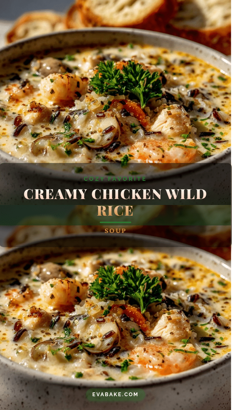 creamy wild rice and chicken soup recipe
