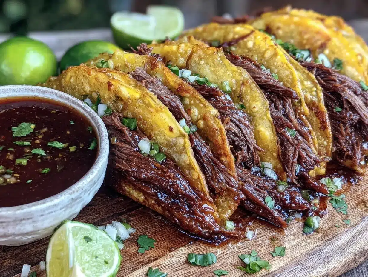 crispy birria tacos preparation steps