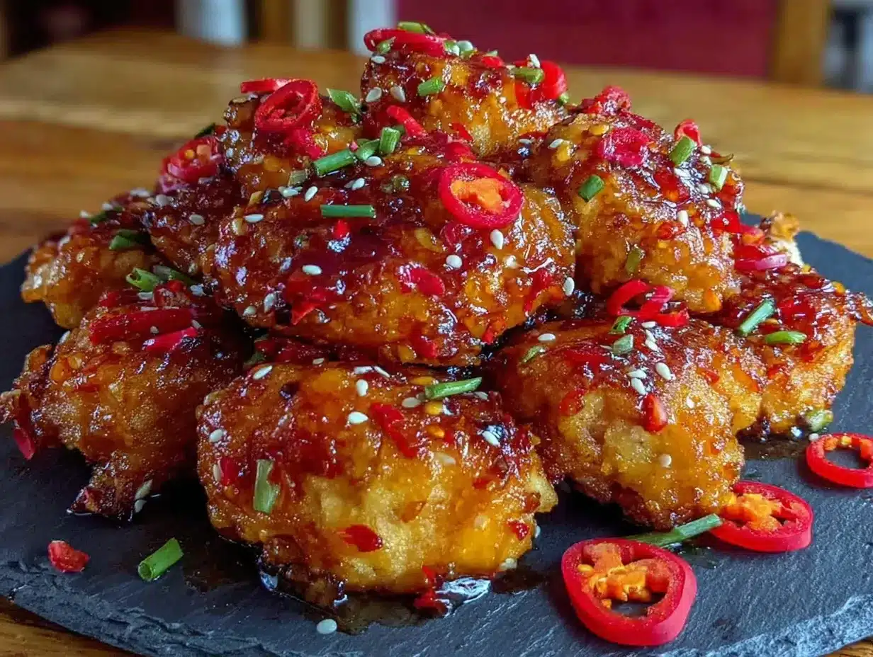 crispy firecracker chicken preparation steps