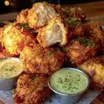 crispy ranch popcorn chicken bites - featured image
