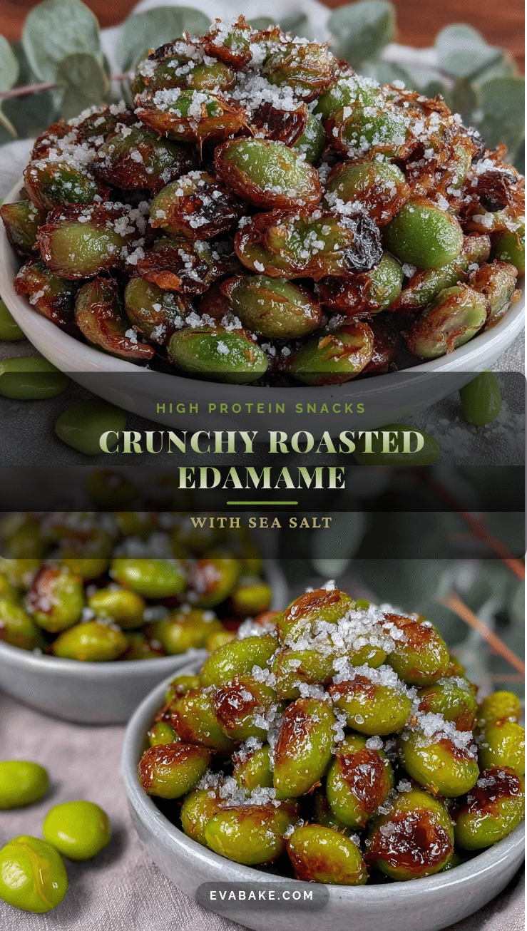 crispy roasted edamame recipe