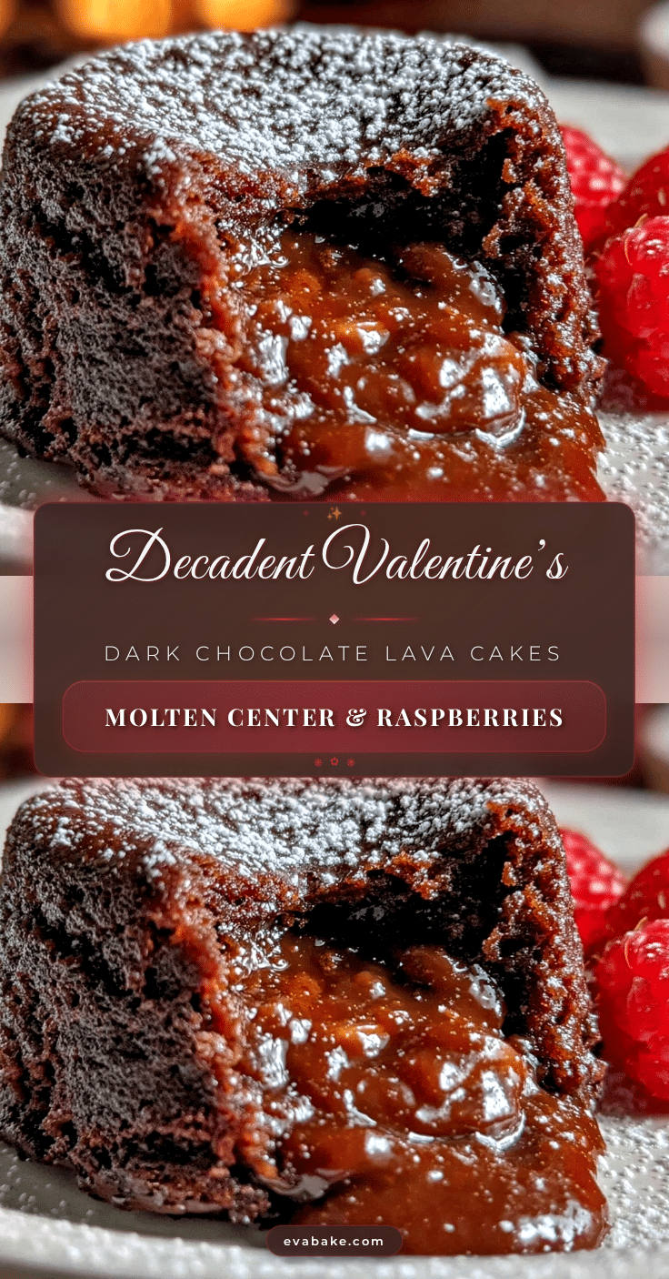 Dark Chocolate Lava Cakes recipe