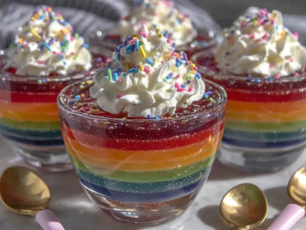 Dr. Seuss Rainbow Jell-O Cups - featured image