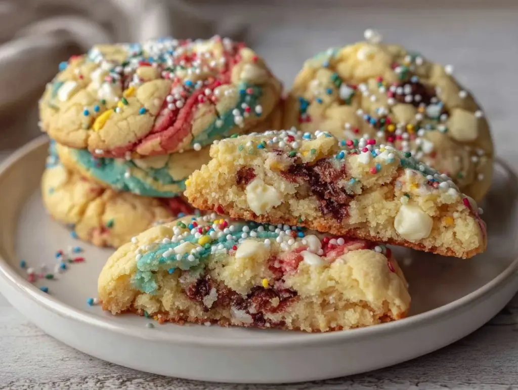 Dr. Seuss Rainbow Sprinkle Cookies - featured image