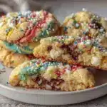 Dr. Seuss Rainbow Sprinkle Cookies - featured image