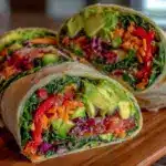 Dr. Seuss Rainbow Veggie Wraps - featured image