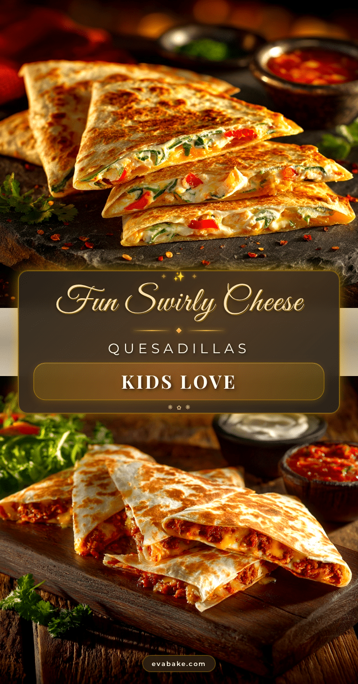 Dr. Seuss Swirly Cheese Quesadillas recipe