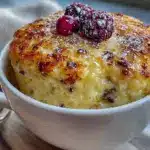 fluffy protein mug cake - featured image