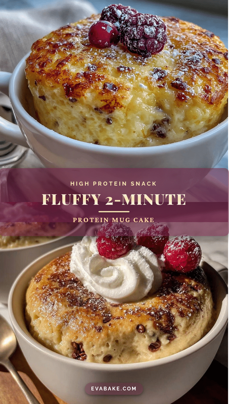 fluffy protein mug cake recipe