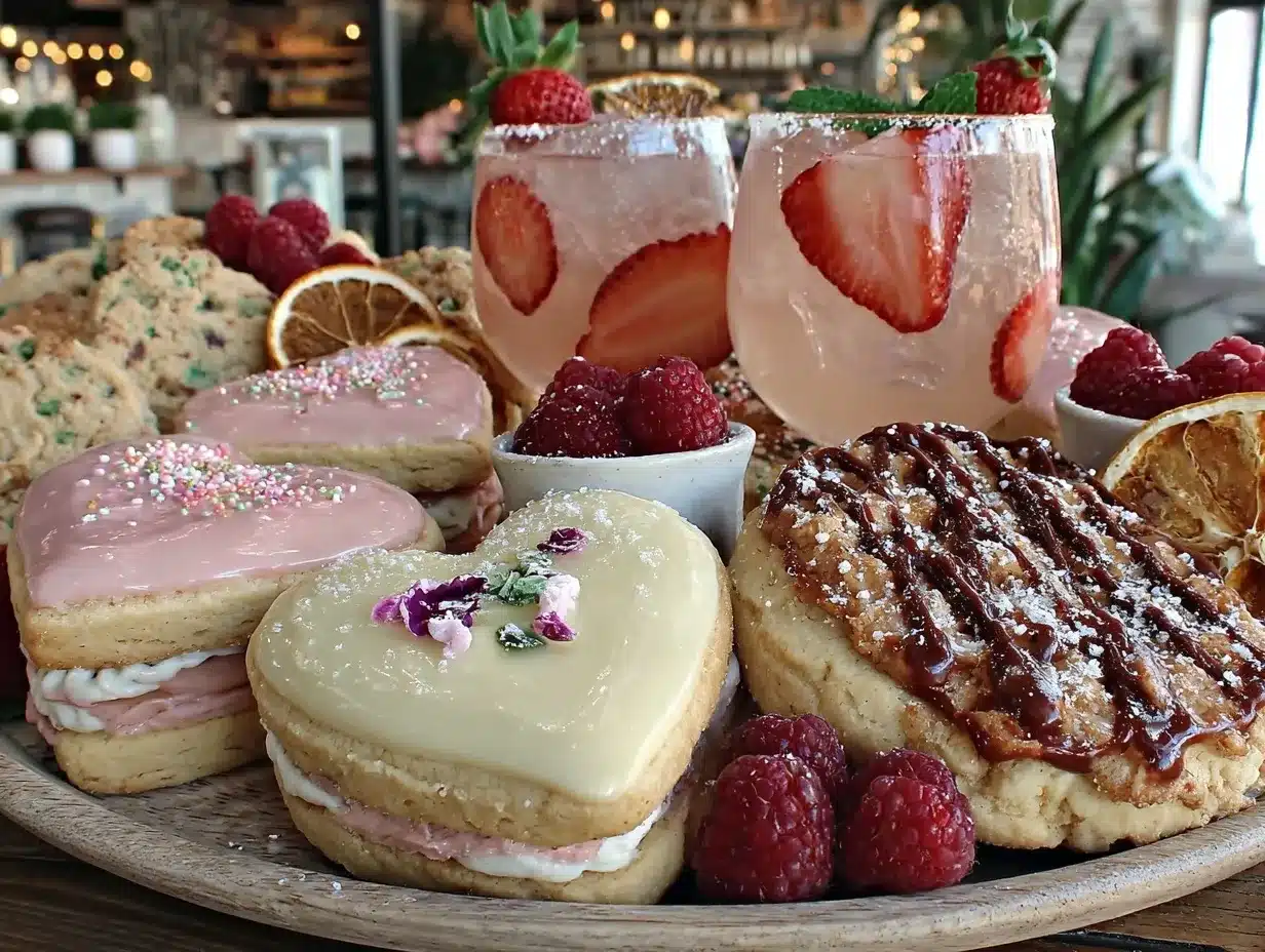 Galentine’s cookies board preparation steps