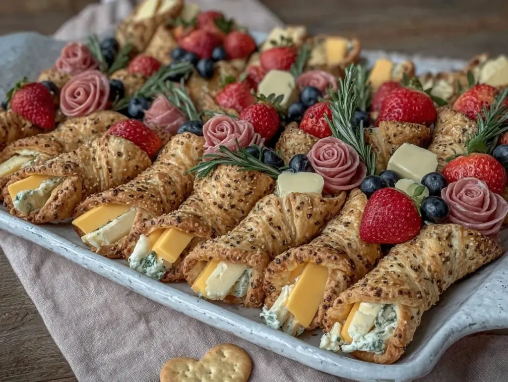 Galentine’s Mini Cheese Board Cones - featured image