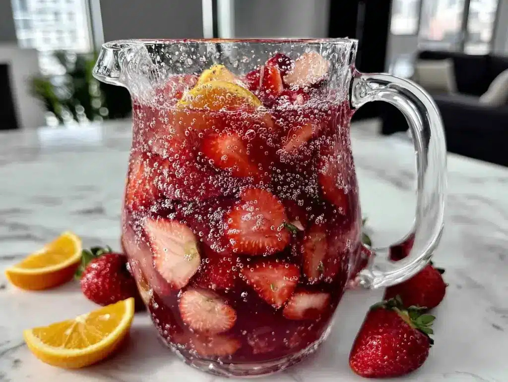 Galentine’s Sparkling Sangria Pitcher - featured image
