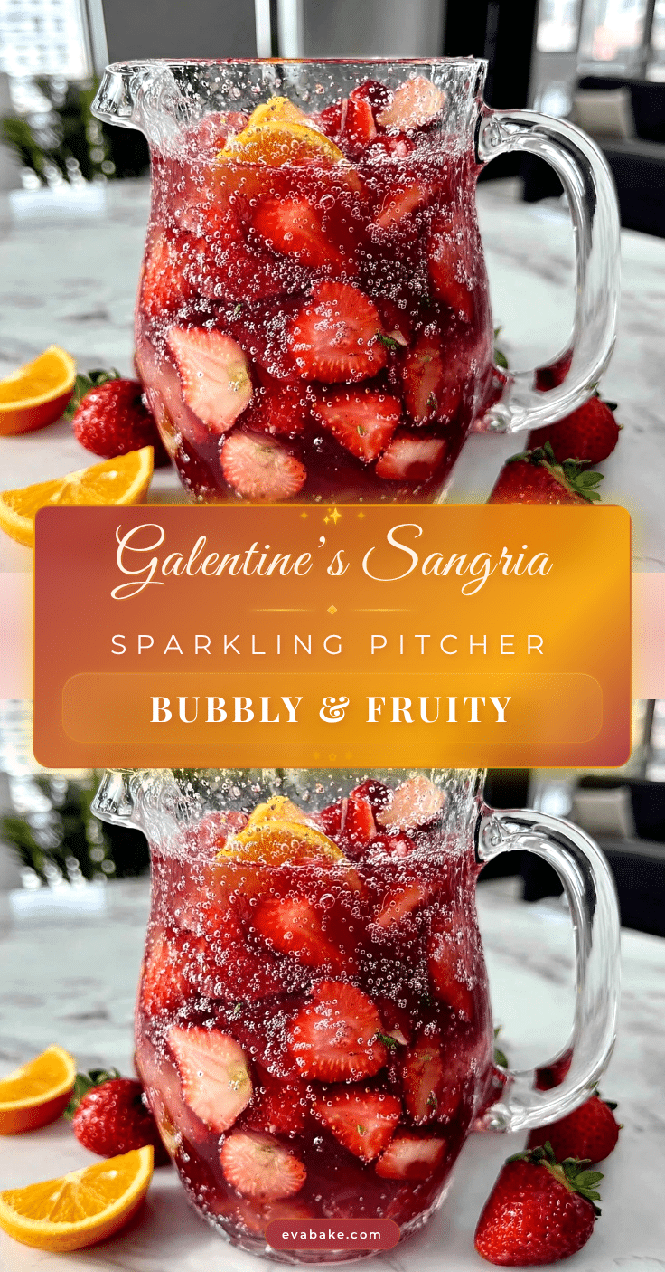 Galentine’s Sparkling Sangria Pitcher recipe