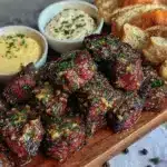 garlic butter steak bites - featured image