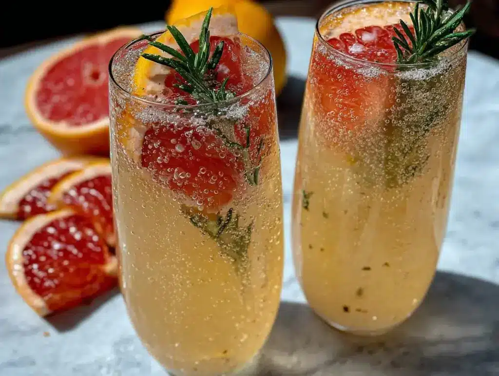 Grapefruit Rosemary Prosecco Sparkler - featured image