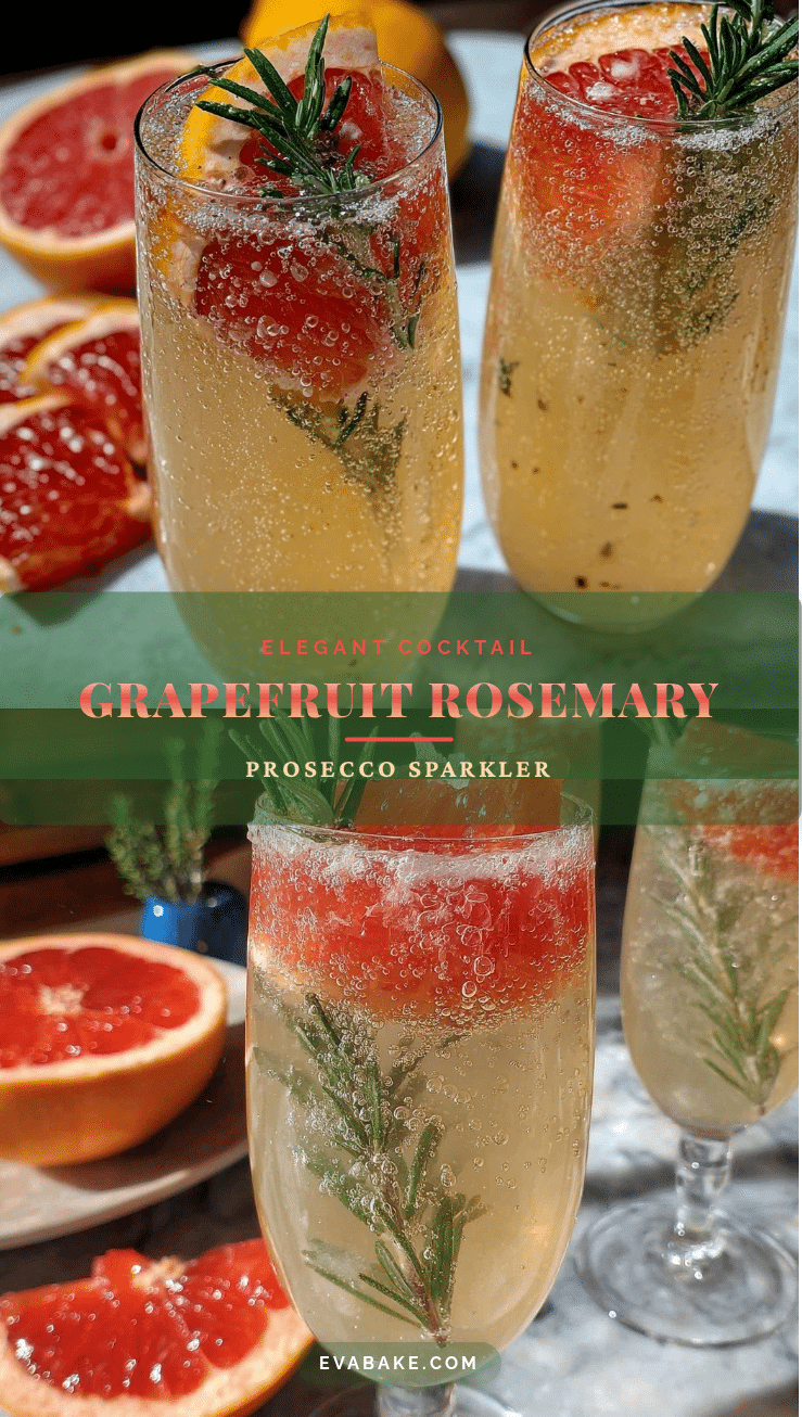 Grapefruit Rosemary Prosecco Sparkler recipe