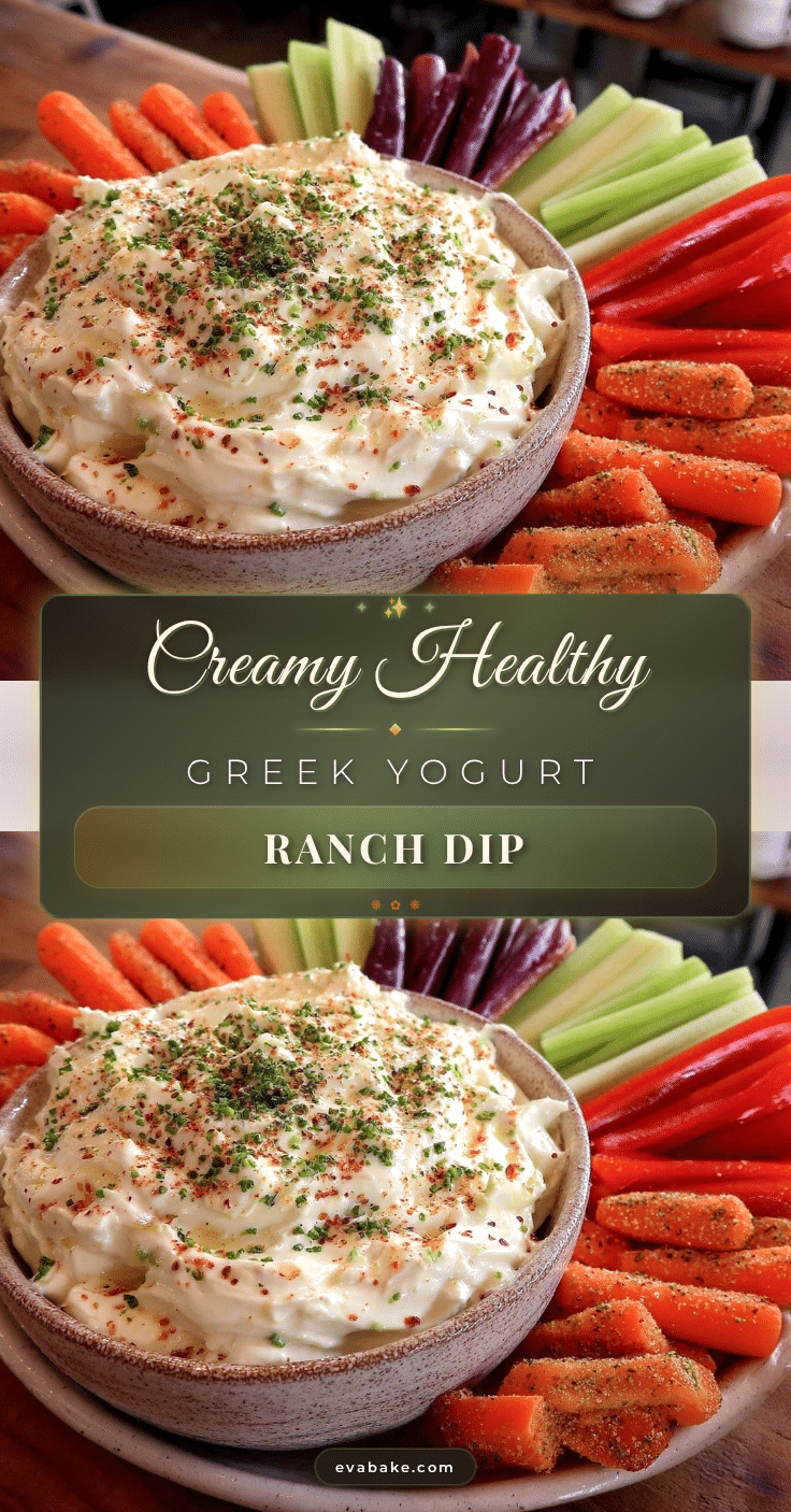 Greek yogurt ranch dip recipe