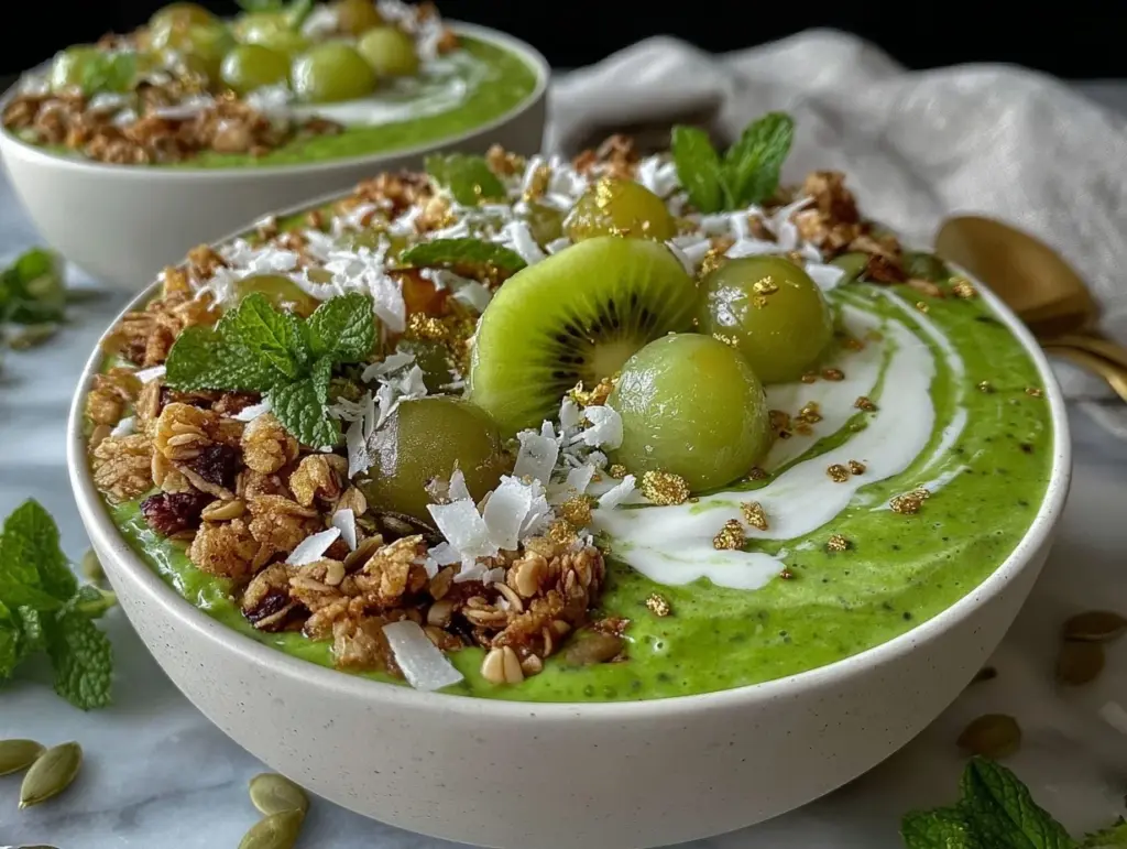 Green Mint Smoothie Bowl - featured image