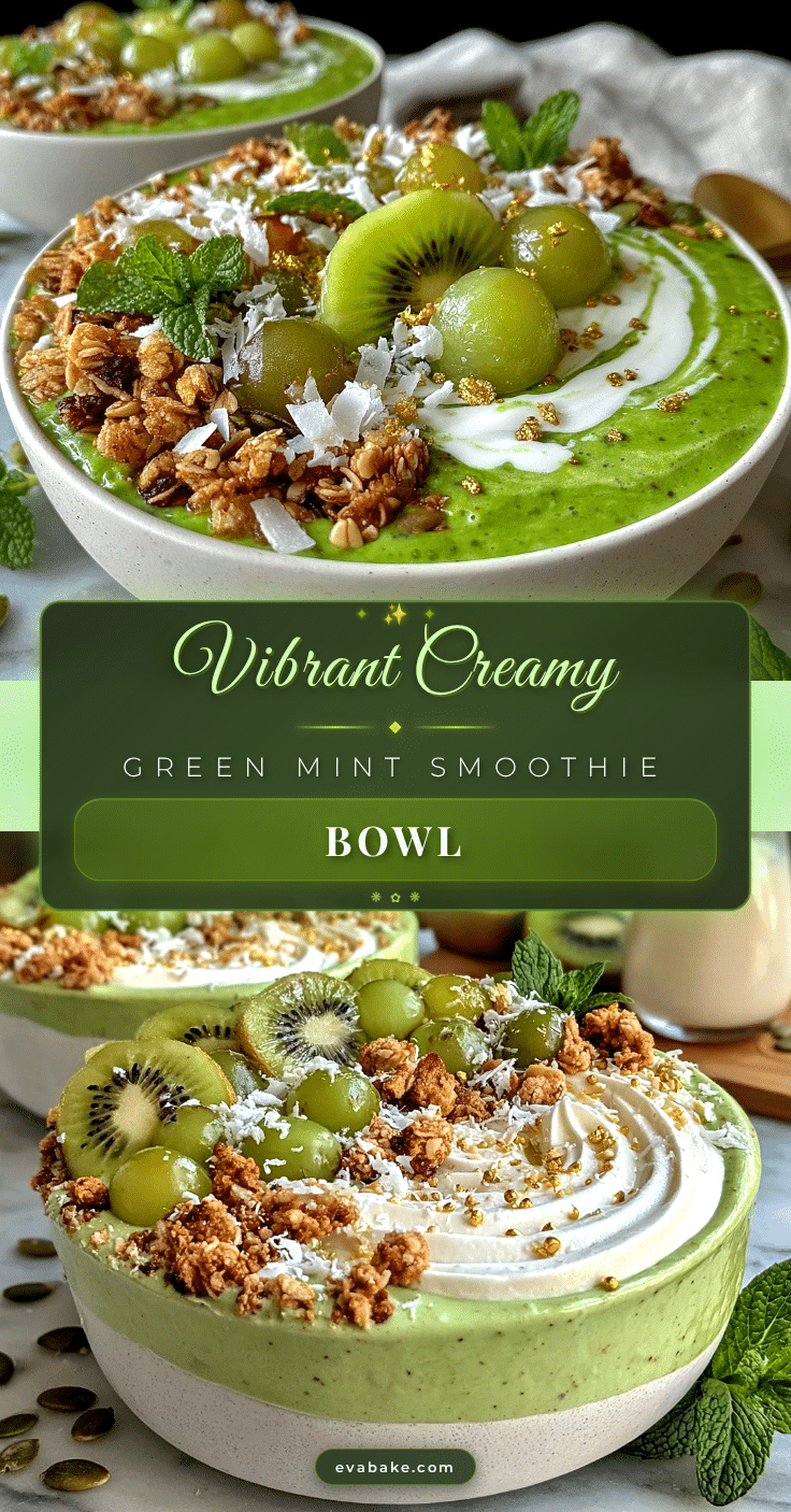 Green Mint Smoothie Bowl recipe