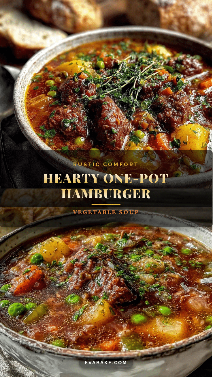 hamburger vegetable soup recipe