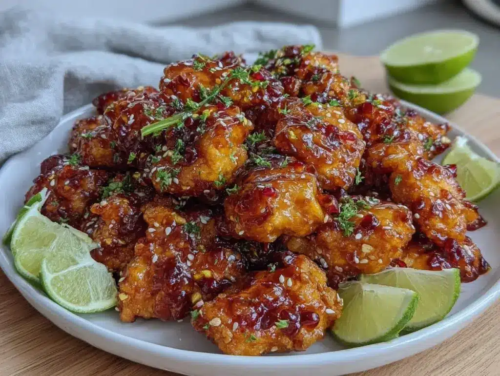 Healthy Sweet Chili Chicken Bites - featured image