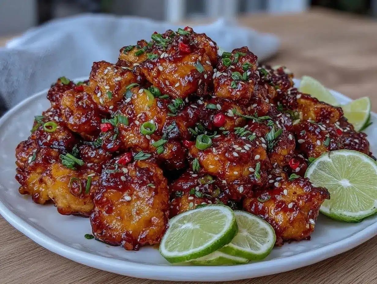 Healthy Sweet Chili Chicken Bites preparation steps