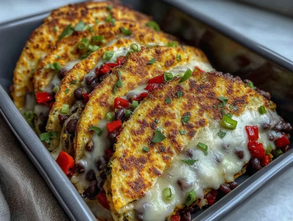 healthy veggie-packed quesadillas - featured image