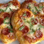heart-shaped personal pizzas - featured image
