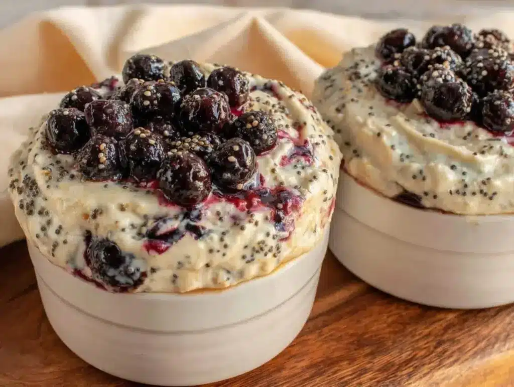 Lemon Blueberry Poppy Seed Overnight Oats - featured image