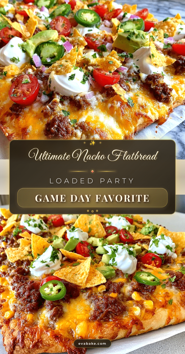 loaded nacho flatbread recipe