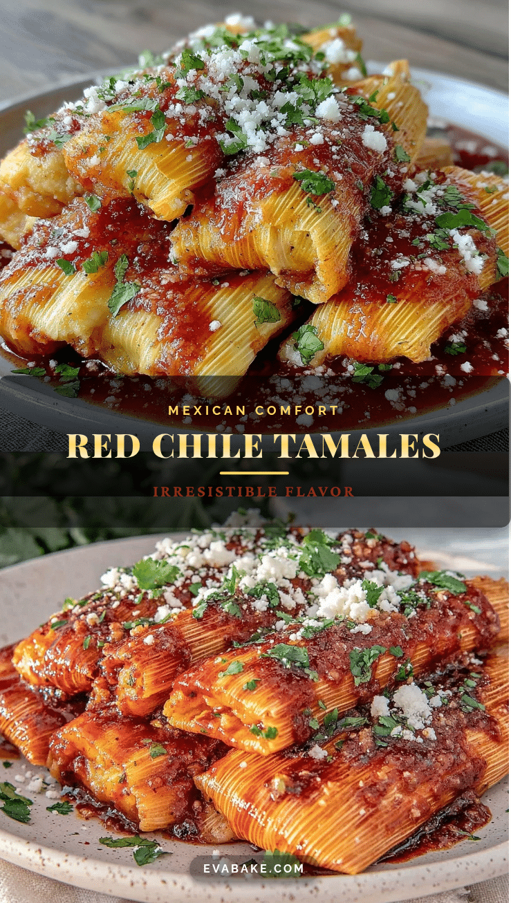 Mexican tamales with red chile sauce recipe
