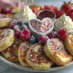 mini pancake charcuterie board - featured image