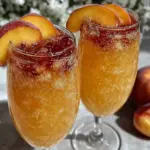 Peach Bellini Cocktail - featured image
