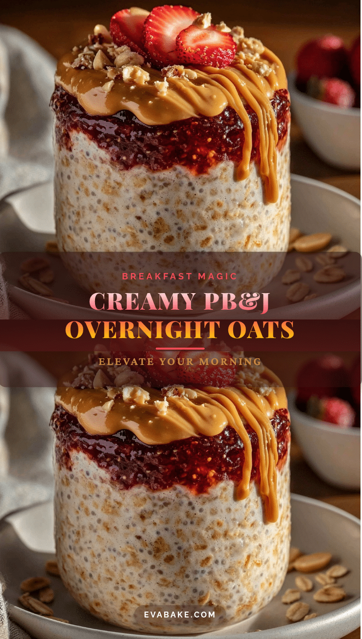 peanut butter and jelly overnight oats recipe
