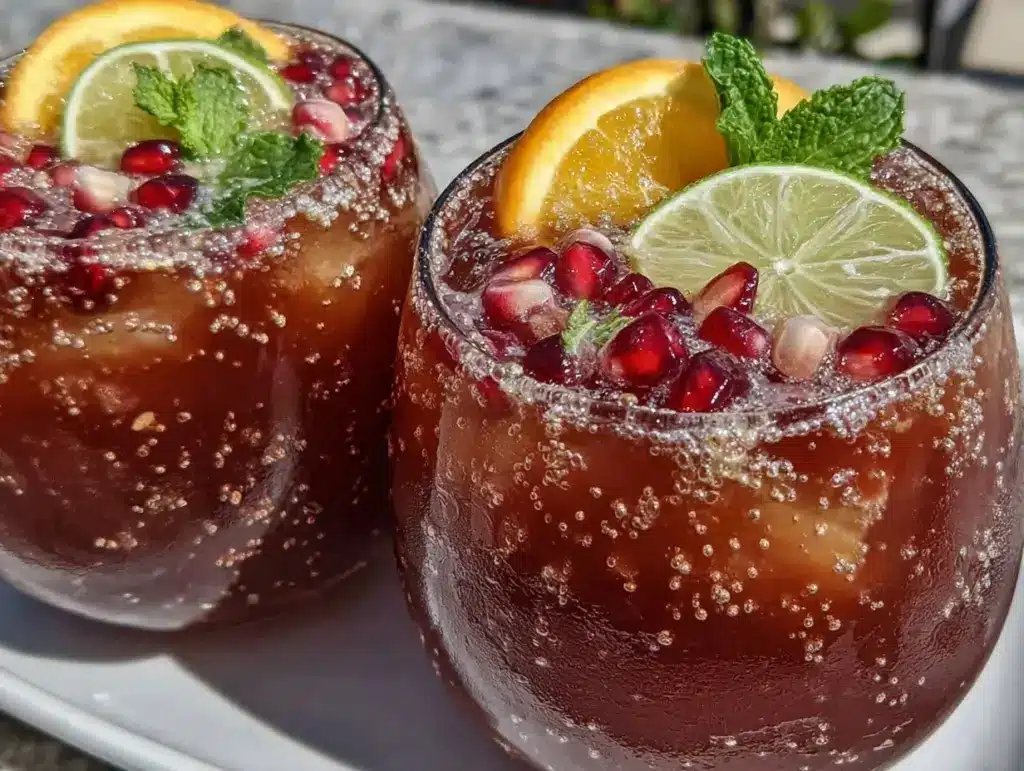 Pomegranate Prosecco Punch - featured image