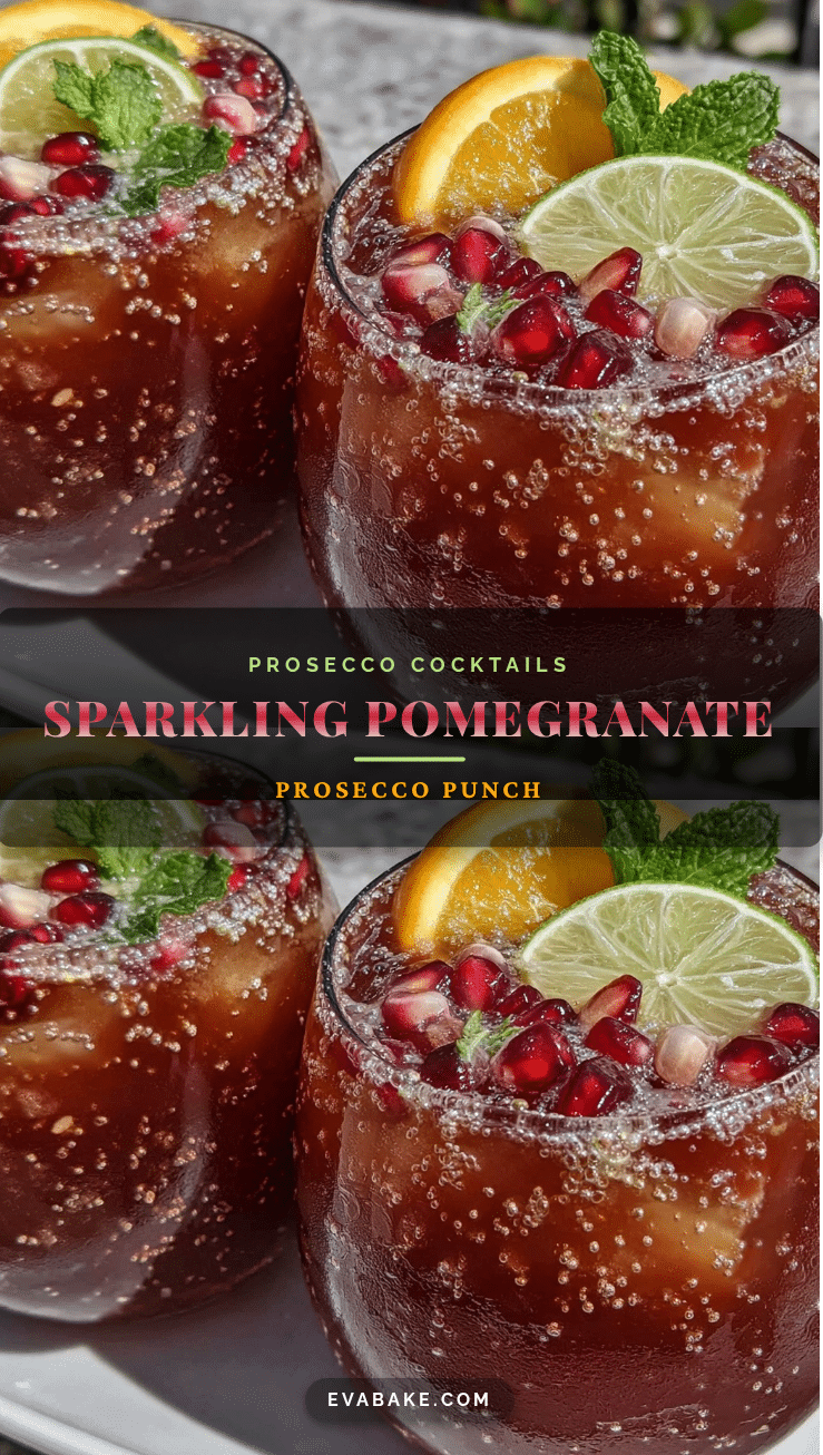 Pomegranate Prosecco Punch recipe