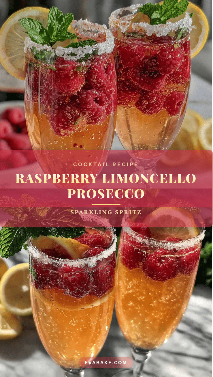 Raspberry Limoncello Prosecco Spritz recipe