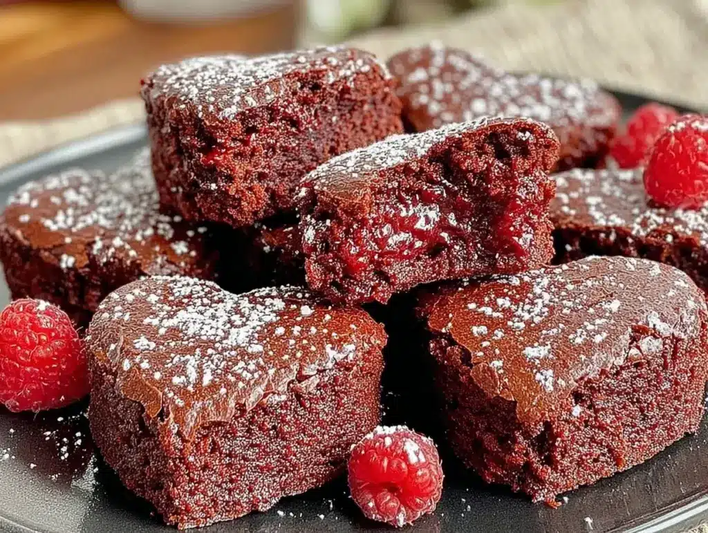 red velvet brownie - featured image