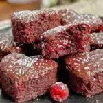 red velvet brownie - featured image